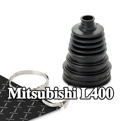RIDEX طقم غطاء مفصل CV, عمود الإدارة المحور الأمامي, المحور الخلفي, جانب العجلة — Mitsubishi L400