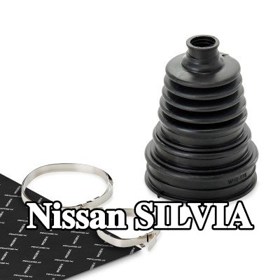 RIDEX طقم غطاء مفصل CV, عمود الإدارة المحور الأمامي, المحور الخلفي, جانب العجلة — Nissan Silvia