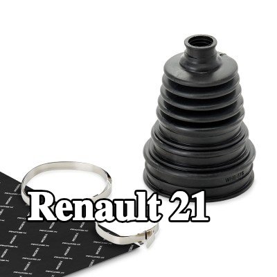 RIDEX طقم غطاء مفصل CV, عمود الإدارة المحور الأمامي, المحور الخلفي, جانب العجلة — Renault 21
