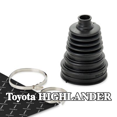 RIDEX طقم غطاء مفصل CV, عمود الإدارة المحور الأمامي, المحور الخلفي, جانب العجلة — 2000 Toyota Highlander