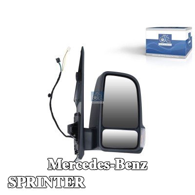 DT Spare Parts مرآة الجناح، مقصورة السائق — Mercedes-Benz Sprinter