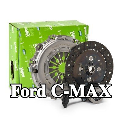 VALEO طقم القابض KIT3P (CSC) مع قابض عالي الكفاءة, بدون مستشعر, مع أسطوانة تابعة مركزية — Ford C-max