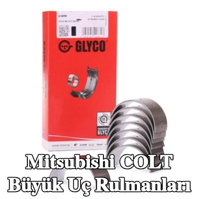 GLYCO Çelik sırtlı, sinterle birleştirilmiş bronz büyük uç yatakları — 1990 Mitsubishi Colt
