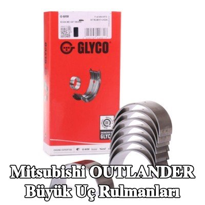 GLYCO Çelik sırtlı, sinterle birleştirilmiş bronz büyük uç yatakları — 2002 Mitsubishi Outlander