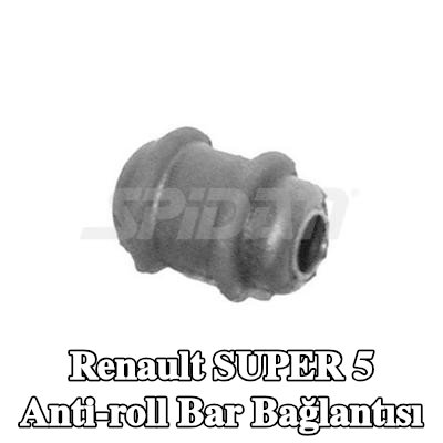 SPIDAN CHASSIS PARTS Stabilizatör bağlantısı Ön Aks, 53mm — Renault Super 5