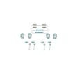 BOSCH Fren pabucu montaj kiti — Nissan Pathfinder (1)