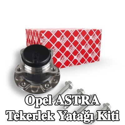 FEBI BILSTEIN Tekerlek yatağı kiti Tekerlek göbeğine entegre tekerlek yatağı, ABS sensör halkalı, entegre manyetik sensör halkalı, sabitleme/montaj malzemesi ile — Opel Astra