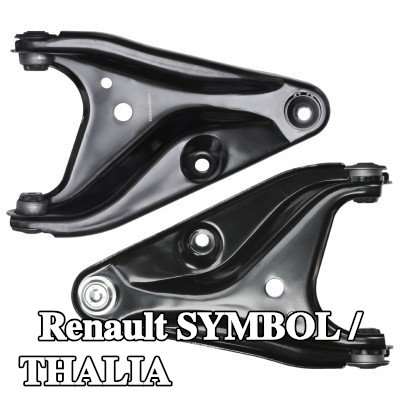 RIDEX طقم إصلاح ذراع التحكم للمحور الأمامي, مع وصلة كروية, مع محمل (محامل) — Renault Symbol / Thalia