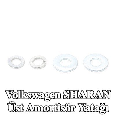 SACHS Üst amortisör yatağı Arka Aks Sol, Arka Aks Sağ, Rulman gerekli değildir — Volkswagen Sharan