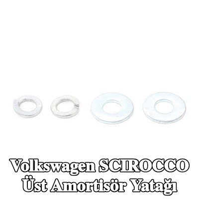 SACHS Üst amortisör yatağı Arka Aks Sol, Arka Aks Sağ, Rulman gerekli değildir — Volkswagen Scirocco