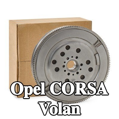 RIDEX REMAN Volan 135, Sürtünme kontrol plakası olmayan çift kütleli volan, pilot yatak olmadan — Opel Corsa