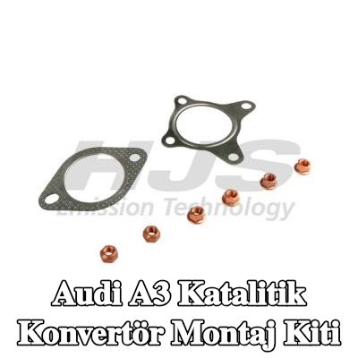HJS Katalitik konvertör montaj kiti — 2012 Audi A3