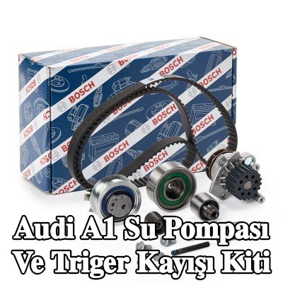 BOSCH Su pompası ve triger kayışı kiti Diş Sayısı: 160, Width: 25mm — 2011 Audi A1