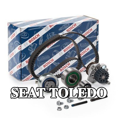 BOSCH مجموعة مضخة المياه وحزام التوقيت عدد الأسنان: 160, Width: 25mm — 2012 SEAT Toledo