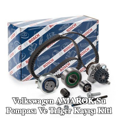 BOSCH Su pompası ve triger kayışı kiti Diş Sayısı: 160, Width: 25mm — Volkswagen Amarok