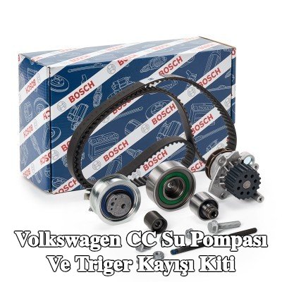 BOSCH Su pompası ve triger kayışı kiti Diş Sayısı: 160, Width: 25mm — 2012 Volkswagen Cc