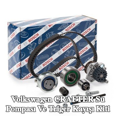 BOSCH Su pompası ve triger kayışı kiti Diş Sayısı: 160, Width: 25mm — 2012 Volkswagen Crafter