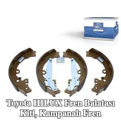 DT Spare Parts Fren Balatası Kiti, kampanalı fren — Toyota Hilux