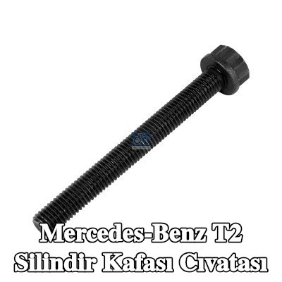 DT Spare Parts Silindir Kafası Cıvatası — Mercedes-Benz T2