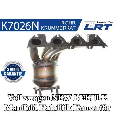 LRT Manifold Katalitik Konvertör — Volkswagen New Beetle