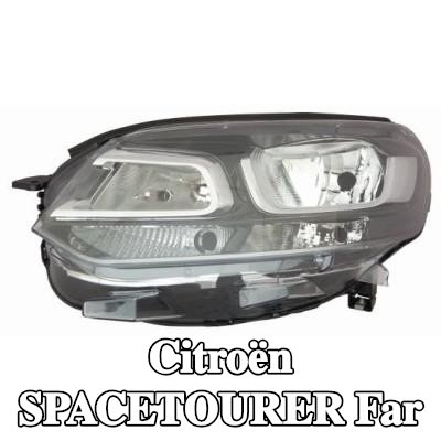 ABAKUS Far Sağ, H1, H7, PY21W, W21W, W5W, far seviyeleme motorlu, ampul içermez — Citroën Spacetourer
