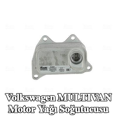 NISSENS Conta/sızdırmazlık elemanları ile motor yağı soğutucusu, yağ filtresi muhafazası olmadan, filtre olmadan — Volkswagen Multivan