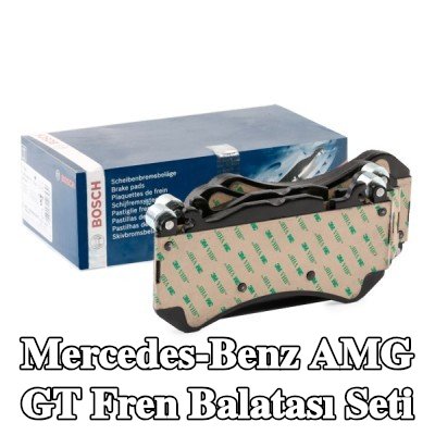BOSCH Fren balatası seti 16, 6mm, gıcırtı önleyici plaka ile, montaj kılavuzu ile — Mercedes-Benz Amg Gt