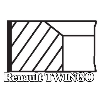 MAHLE مجموعة حلقات المكبس — Renault Twingo