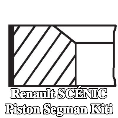 MAHLE Piston Segman Kiti — Renault Scénic