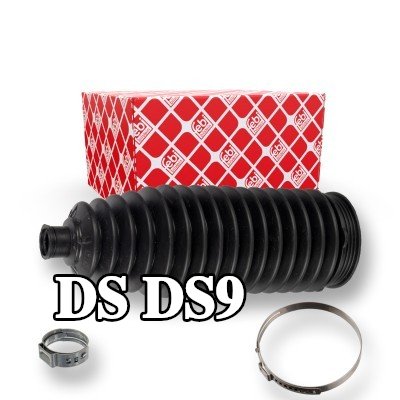 FEBI BILSTEIN طقم غطاء حامل التوجيه المحور الأمامي الأيسر, مع مشابك — DS Ds9