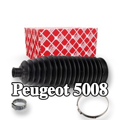 FEBI BILSTEIN طقم غطاء حامل التوجيه المحور الأمامي الأيسر, مع مشابك — Peugeot 5008