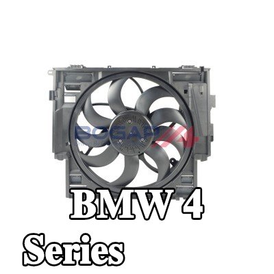 BOGAP مروحة, مبرد مع إطار — 2016 BMW 4 Series