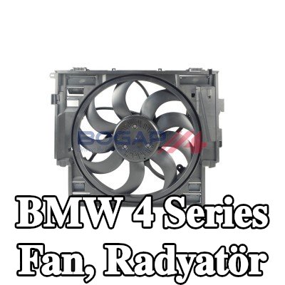 BOGAP Fan, çerçeveli radyatör — 2016 BMW 4 Series