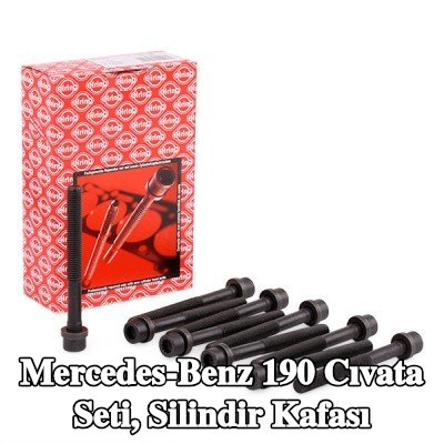 ELRING Cıvata Kiti, silindir kafası M12x1, 75x119 — Mercedes-Benz 190