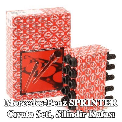 ELRING Cıvata Kiti, silindir kafası M12x1, 75x102 — 2000 Mercedes-Benz Sprinter