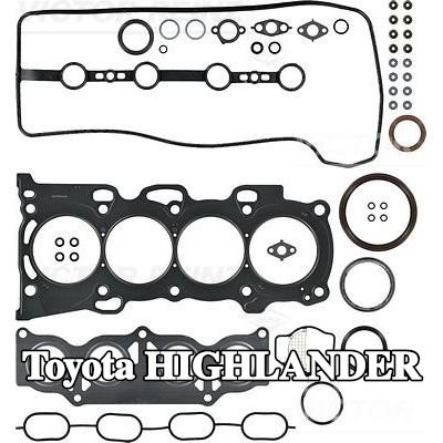 REINZ مجموعة حشيات كاملة, محرك مع مانع تسرب العمود المرفقي, مع أختام ساق الصمام — 2002 Toyota Highlander