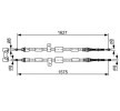 BOSCH El freni kablosu 1627mm, 1575mm — Ford Puma (5)