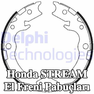 DELPHI El freni pabuçları — Honda Stream