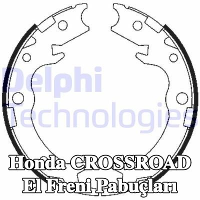 DELPHI El freni pabuçları — Honda Crossroad