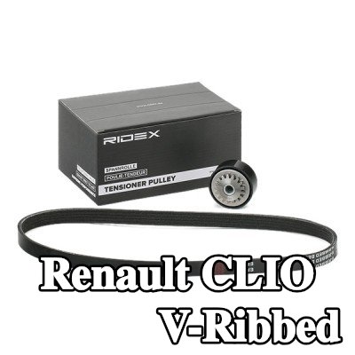 RIDEX مجموعة أحزمة V-Ribbed — 1997 Renault Clio