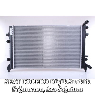 NISSENS Düşük Sıcaklık Soğutucusu, ara soğutucu — 2008 SEAT Toledo