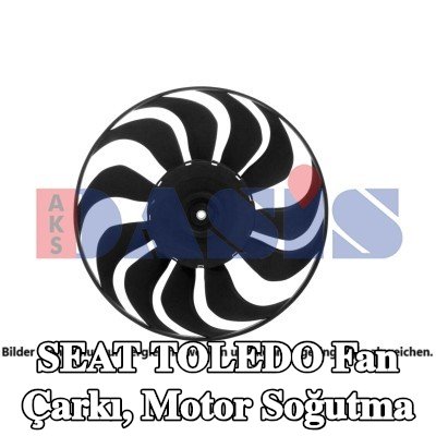 AKS DASIS Fan çarkı, motor soğutma — SEAT Toledo