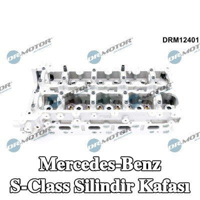 DR.MOTOR AUTOMOTIVE Eksantrik mili olmayan silindir kafası, valf yayları olmadan, valfsız — Mercedes-Benz S-Class