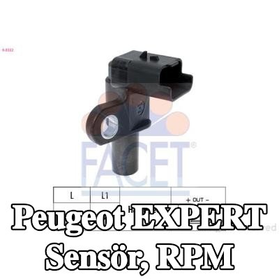 FACET Sensör, RPM İtalya'da üretilmiştir - Orijinal Ekipman Eşdeğeri — 2002 Peugeot Expert