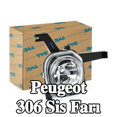 TYC Sol Sis Farı, H1, ampul yuvası olmadan — 2000 Peugeot 306
