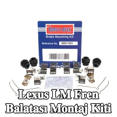 BORG & BECK Fren balatası montaj kiti — Lexus Lm
