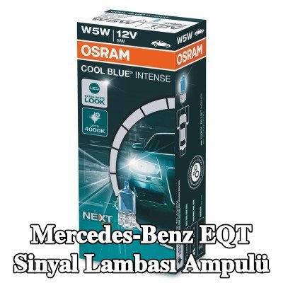 OSRAM Sinyal lambası, COOL BLUE INTENSE yeni nesil, W5W, 12V — Mercedes-Benz Eqt