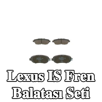 BOSCH Fren balatası seti 17, 5mm, gıcırtı önleyici plaka ile — 2000 Lexus Is