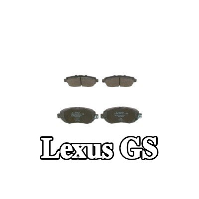 BOSCH مجموعة وسادات الفرامل 17, 5mm, مع لوحة مانعة للصرير — 1997 Lexus Gs