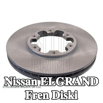 BLUE PRINT Ön aks fren diski, Outer Diameter: 283, 0mm, içten havalandırmalı, Kaplamalı — 2000 Nissan Elgrand